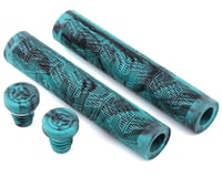 Federal Bikes Command Flangeless Grips (Teal/Black) (Pair)